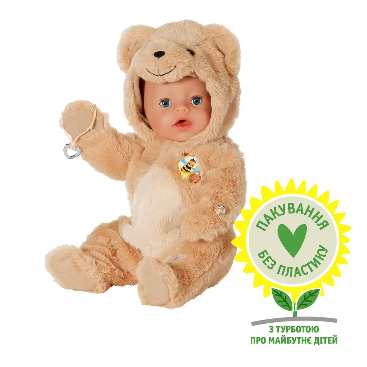 Набір BABY born Емма в костюмі ведмедика 43 см, 837115