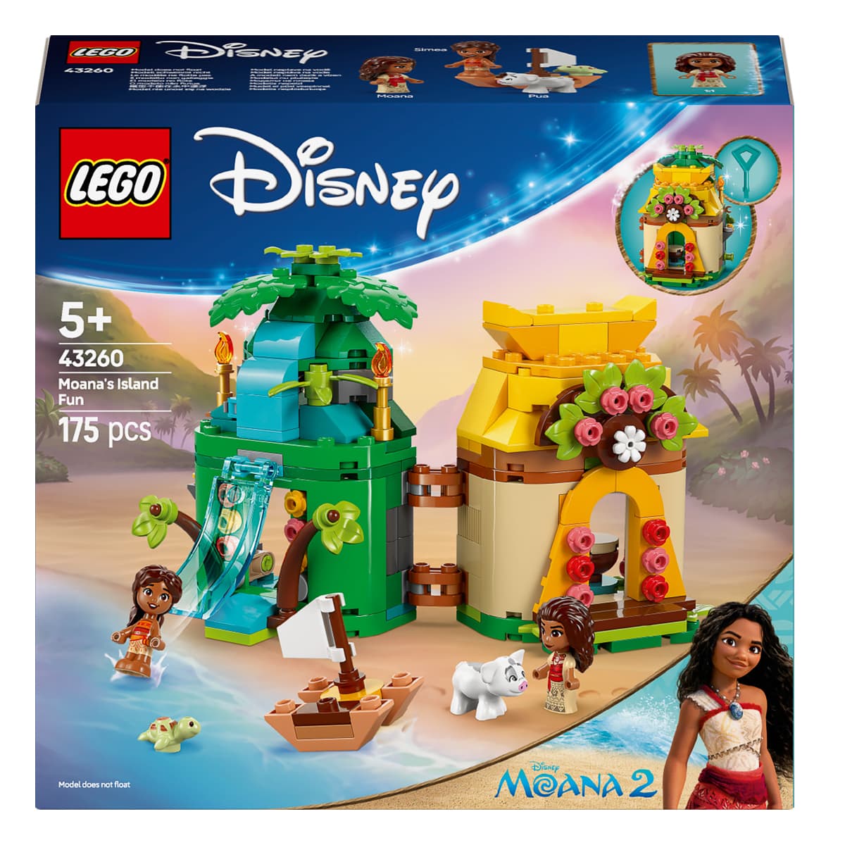 LEGO Disney Princess Острівні розваги Ваяни 43260