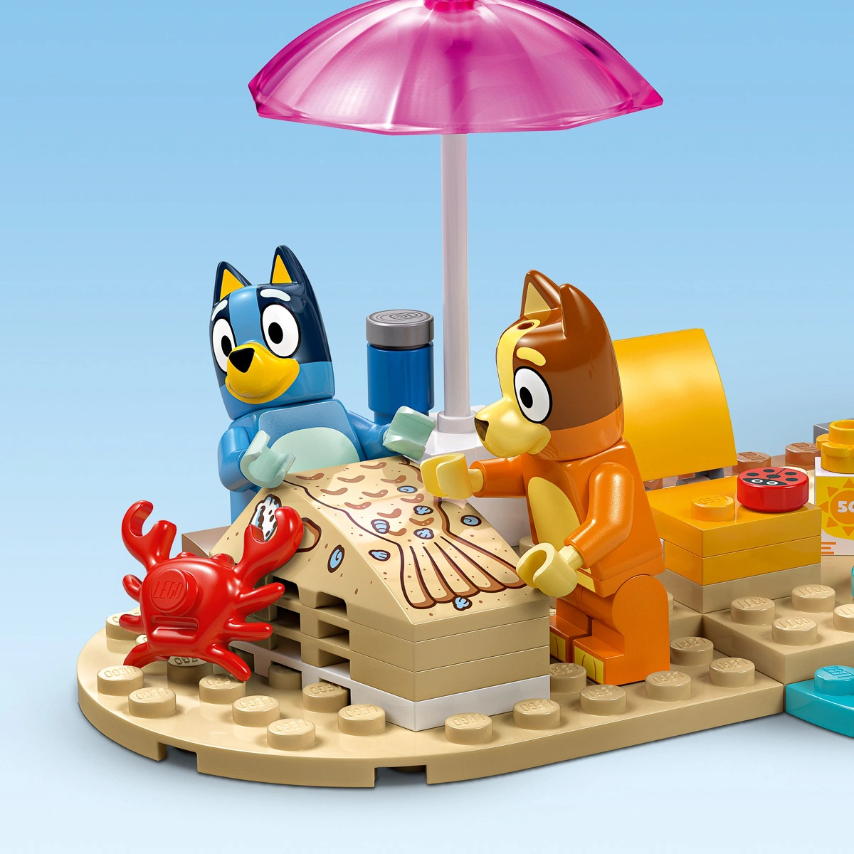 LEGO Bluey Пляж і сімейна поїздка на автомобілі Блуї 11202 — фото 11