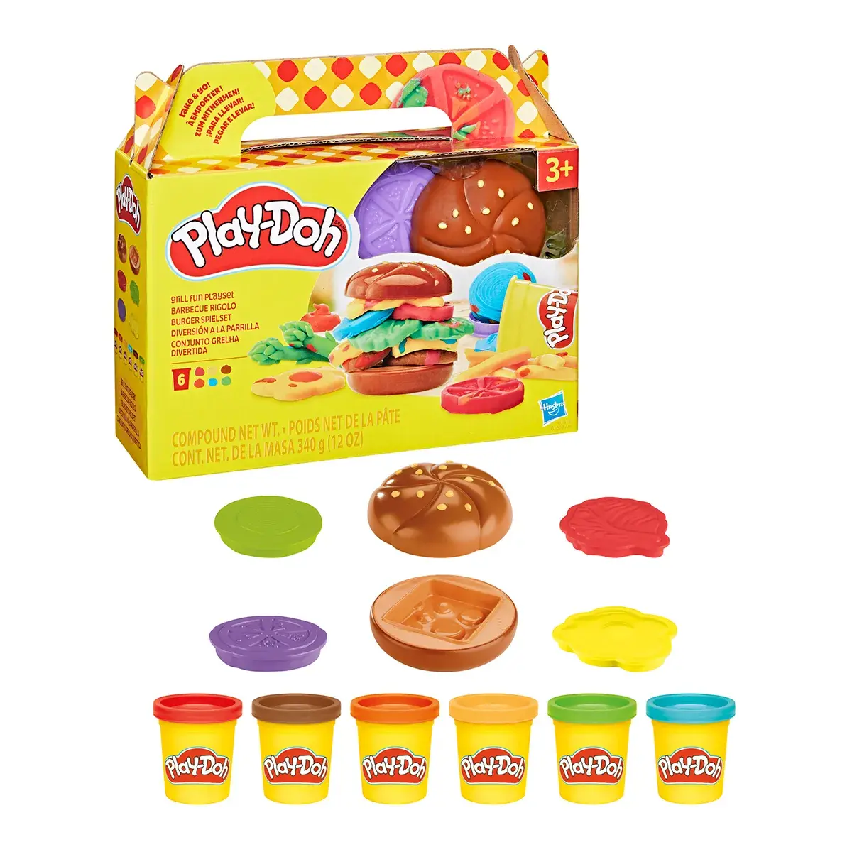 Набір для ліплення Play-Doh Grill Fun Playset Кулінарні формочки (G1614) — фото 2