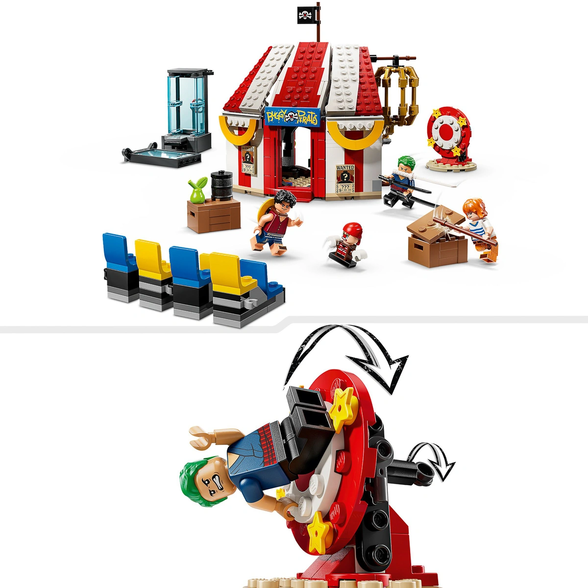 LEGO ONE PIECE Цирковий намет клоуна Баґґі 75637 — фото 10
