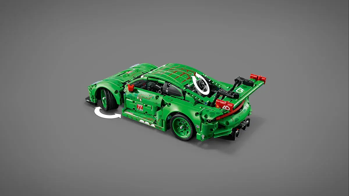 LEGO Technic Автомобіль Porsche 911 GT3 R REXY AO Racing 42224 — фото 12