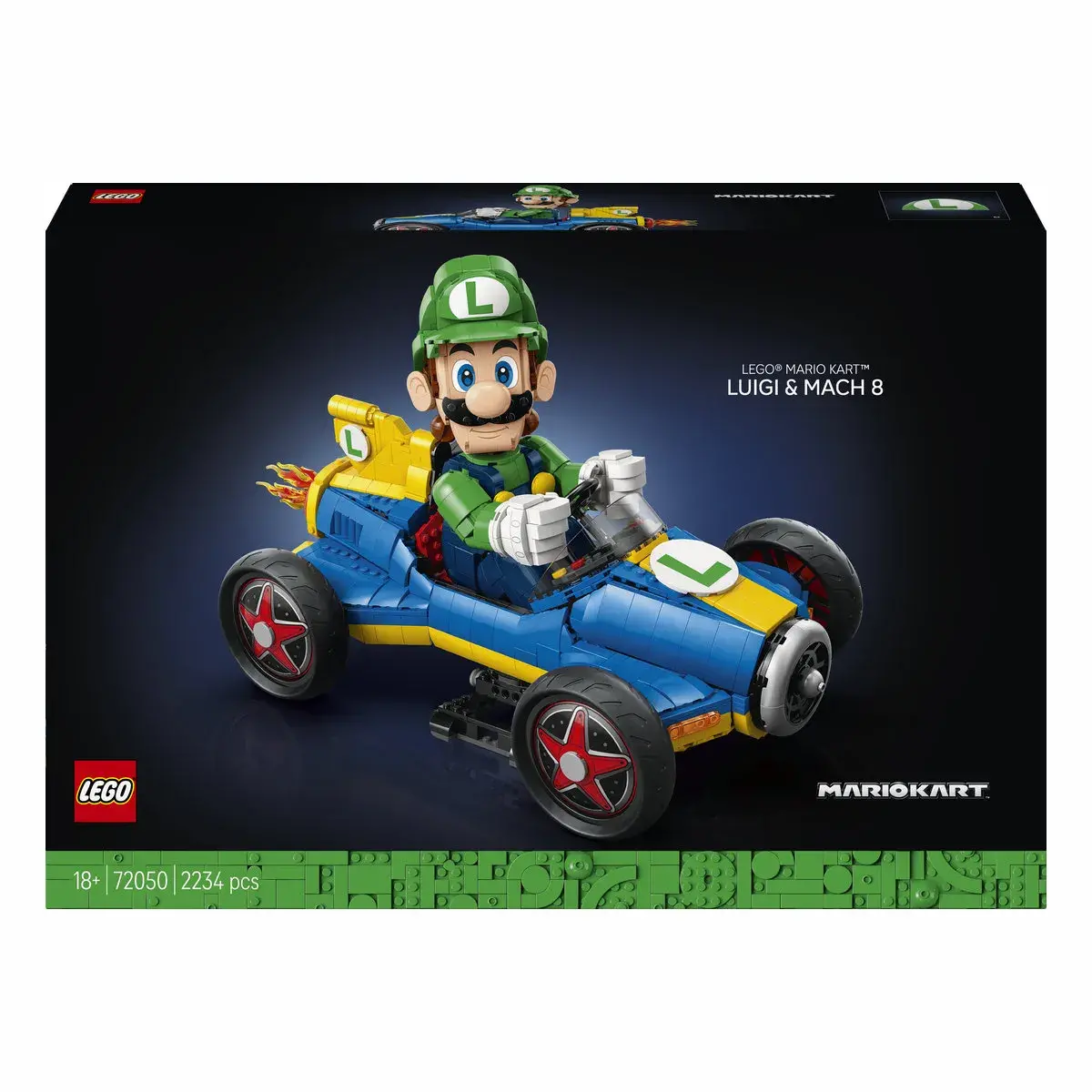 LEGO Super Mario Mario Kart Luigi та Mach 8, 72050