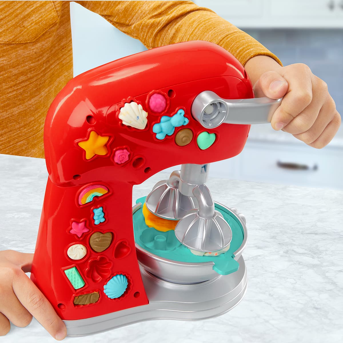 Набір для ліплення Hasbro Play-Doh Kitchen Creations Mixer, F4718 — фото 7