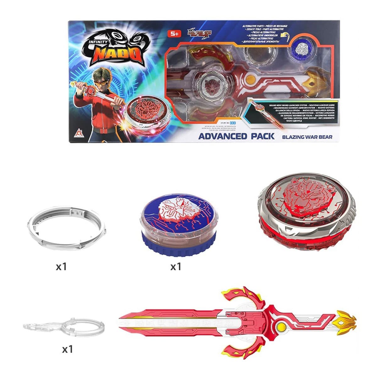 Набір Auldey Infinity Nado Advanced Pack War Bear, EU654132 — фото 6