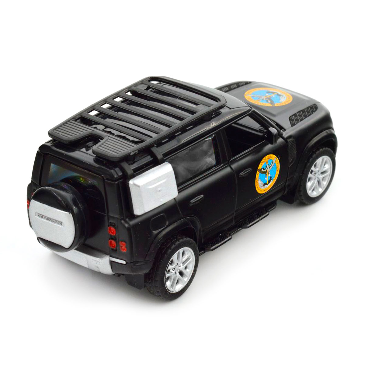 Колекційна модель TechnoDrive Шеврони Героїв Land Rover Defender 110 ГУР МО, 250364M — фото 6
