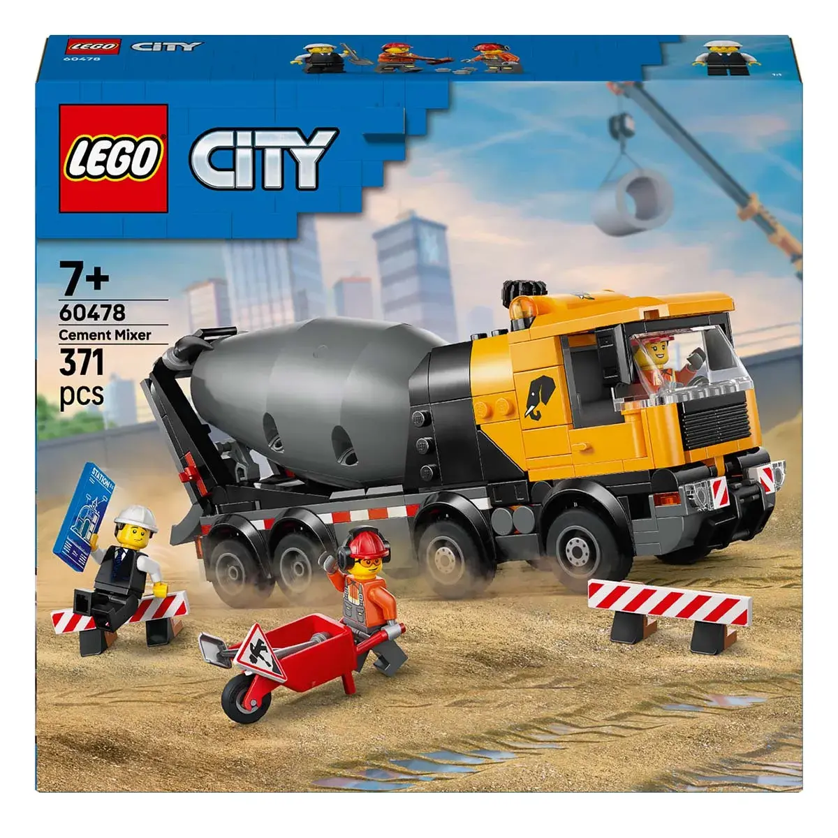 LEGO City Great Vehicles Бетонозмішувач 60478