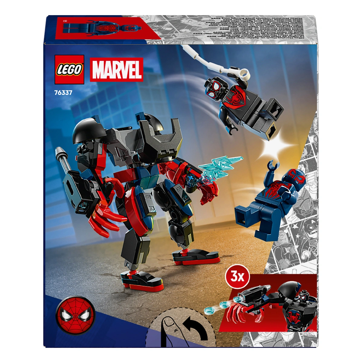 LEGO Super Heroes Marvel Робот Майлза Моралеза vs. Людина-павук 2099 76337 — фото 21