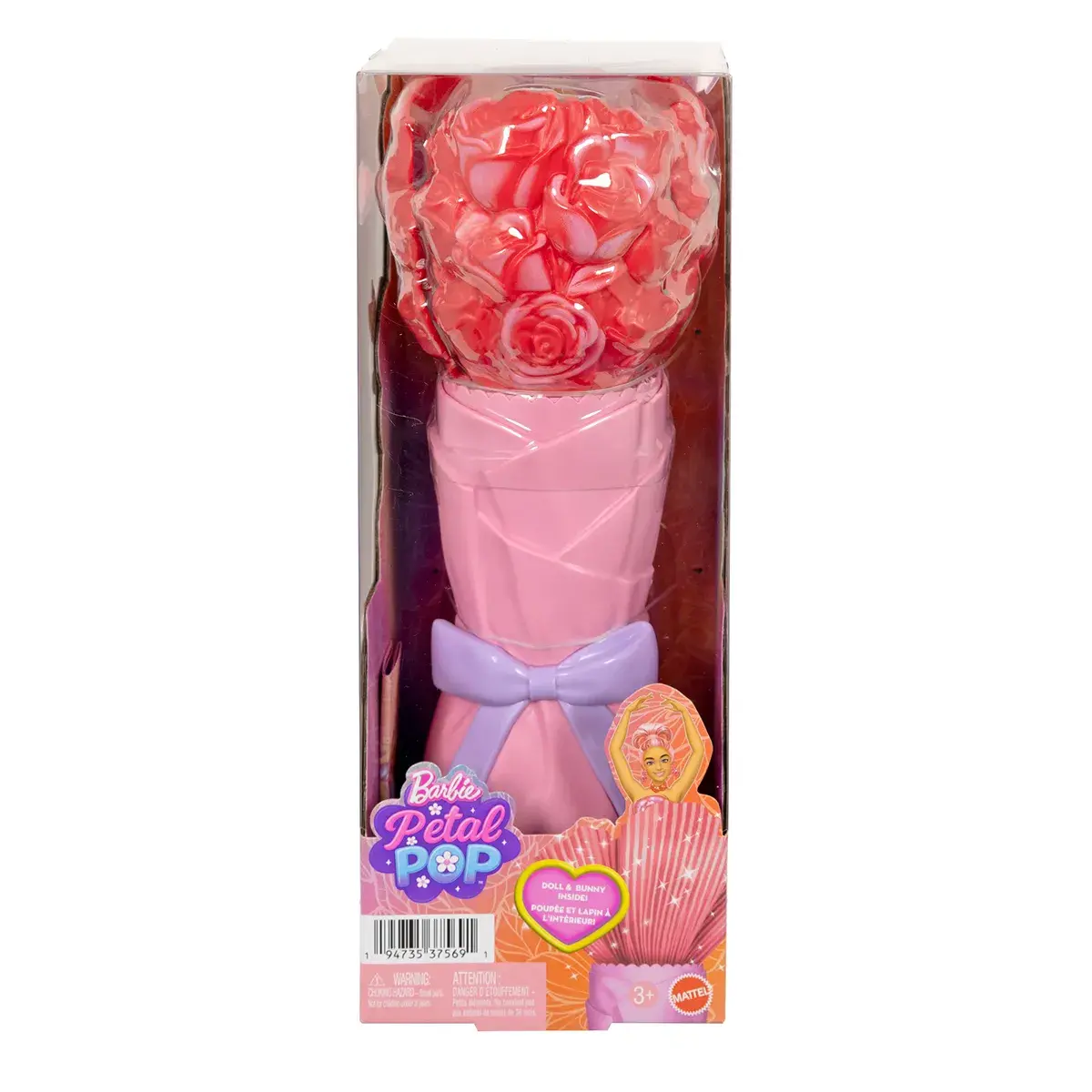 Набір-сюрприз з лялькою Barbie Color Reveal Petal Pop Червона троянда (JMF59) — фото 2
