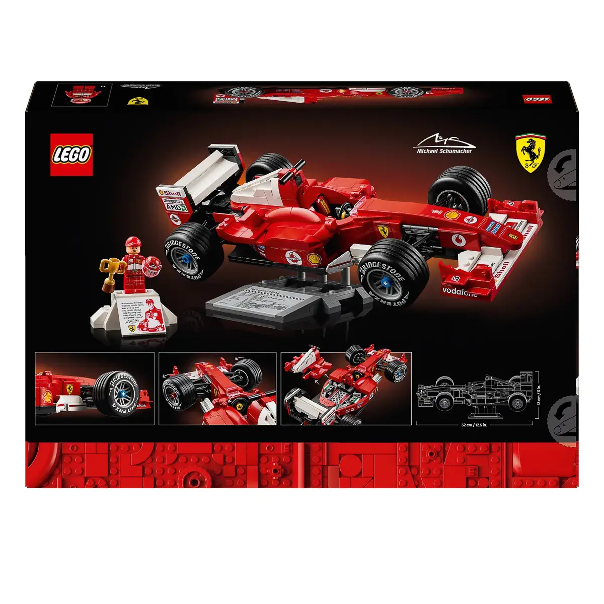 LEGO ICONS Ferrari F2004 та Michael Schumacher 11375 — фото 9