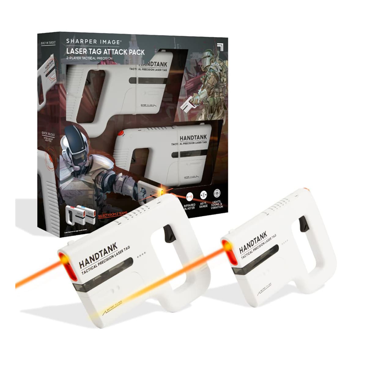 Набір для лазерних боїв Sharper image Laser tag attack pack, 1214013111 — фото 3