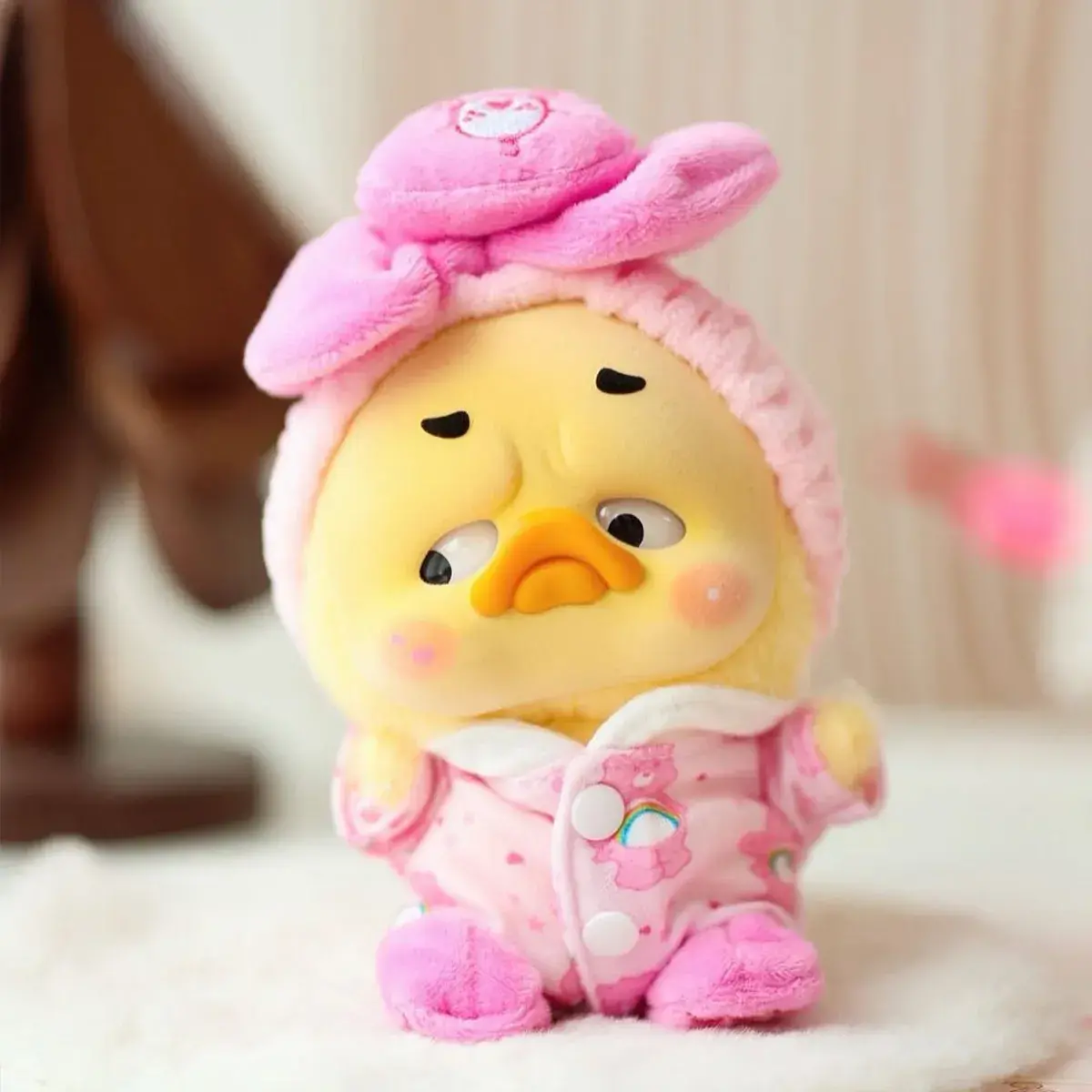 М'яка іграшка-сюрприз з кільцем Pop Top 1983toys Upset Duck x Care Bears Будь веселкою (AP17183806800C) — фото 8