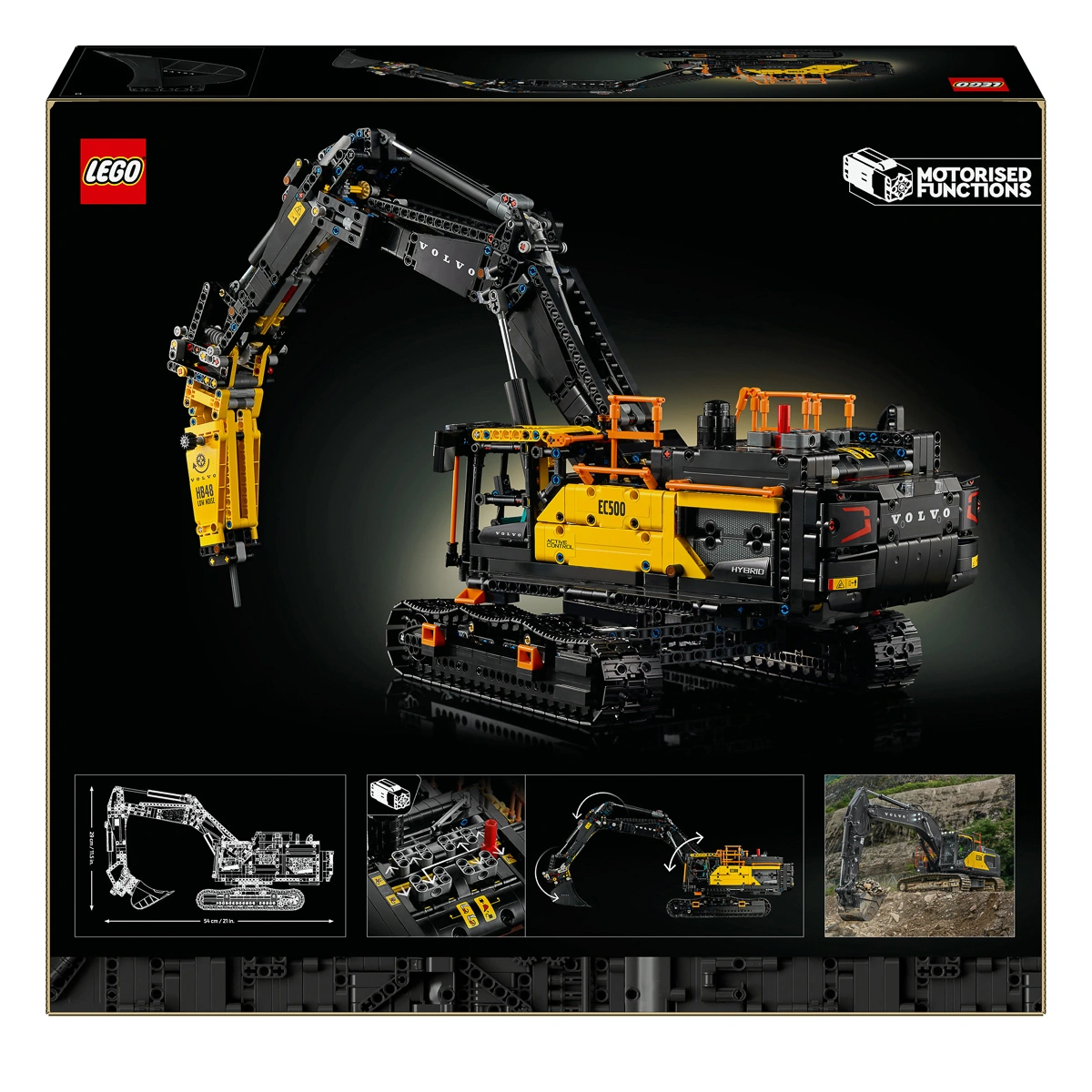 LEGO Technic Екскаватор Volvo EC500 Hybrid 42215 — фото 5