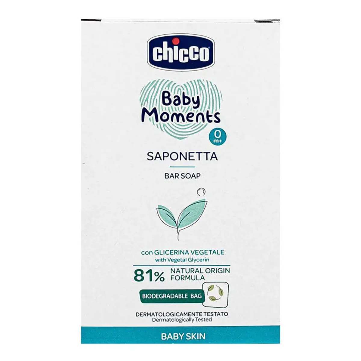 Мило Chicco Baby Moments М'яка піна з гліцерином 100 г 10398.00