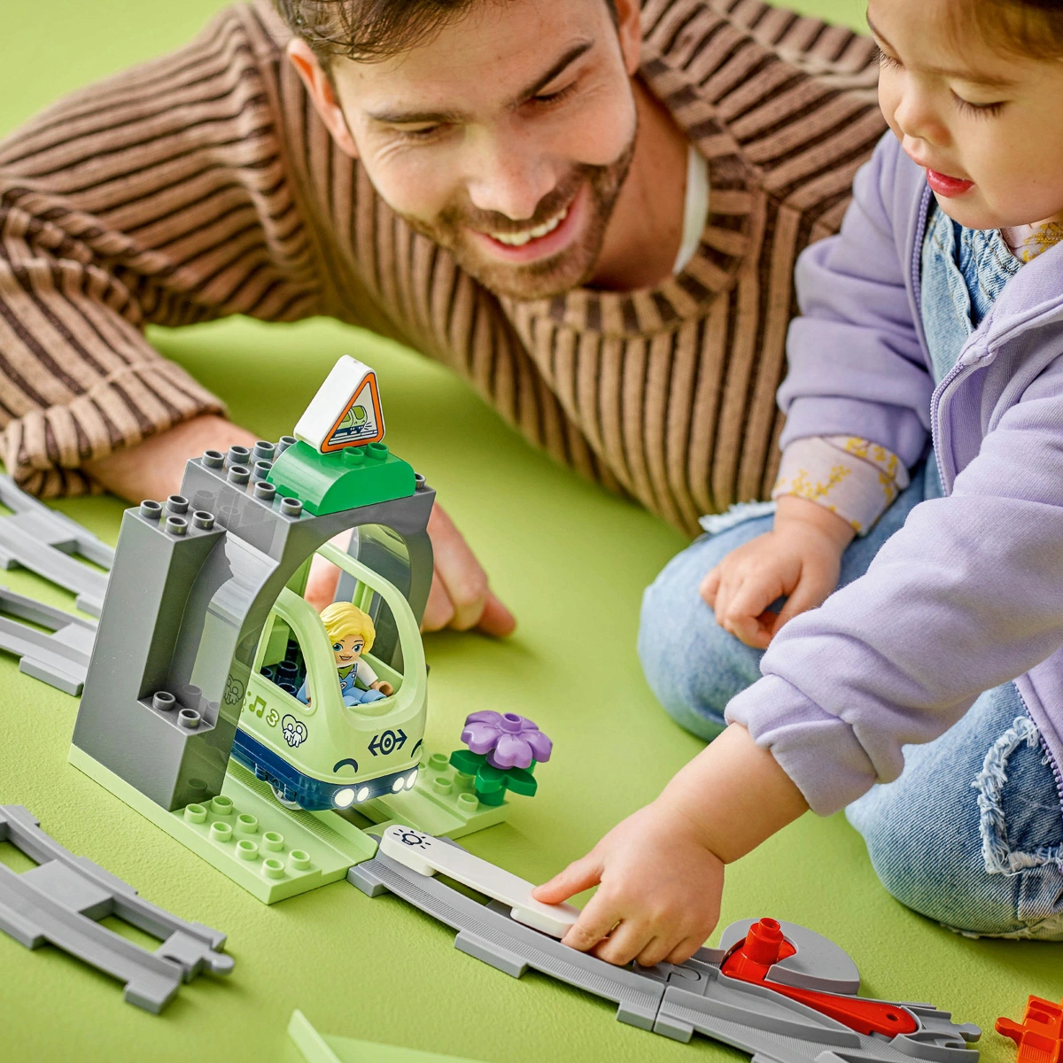 LEGO DUPLO Додатковий набір. Залізничний тунель і колії 10425 — фото 15