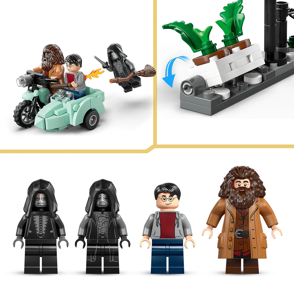 LEGO Harry Potter Геґрід і Гаррі: Втеча з Тисової вулиці 76459 — фото 20