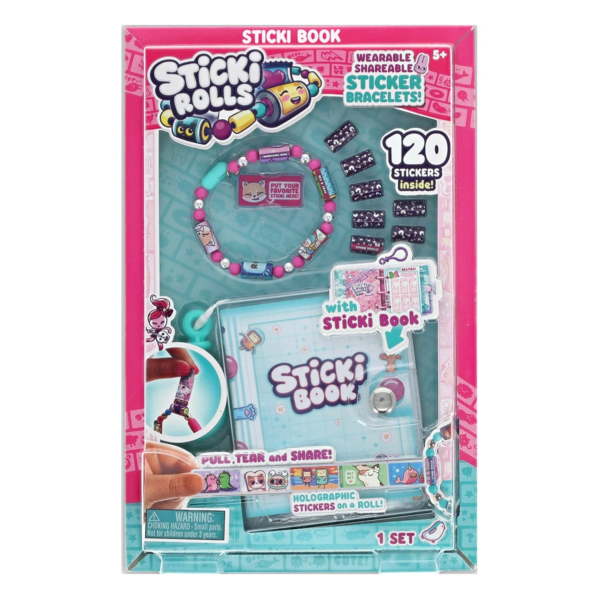 Колекційний набір для творчості Sticki Rolls з альбомом для наліпок, SR200