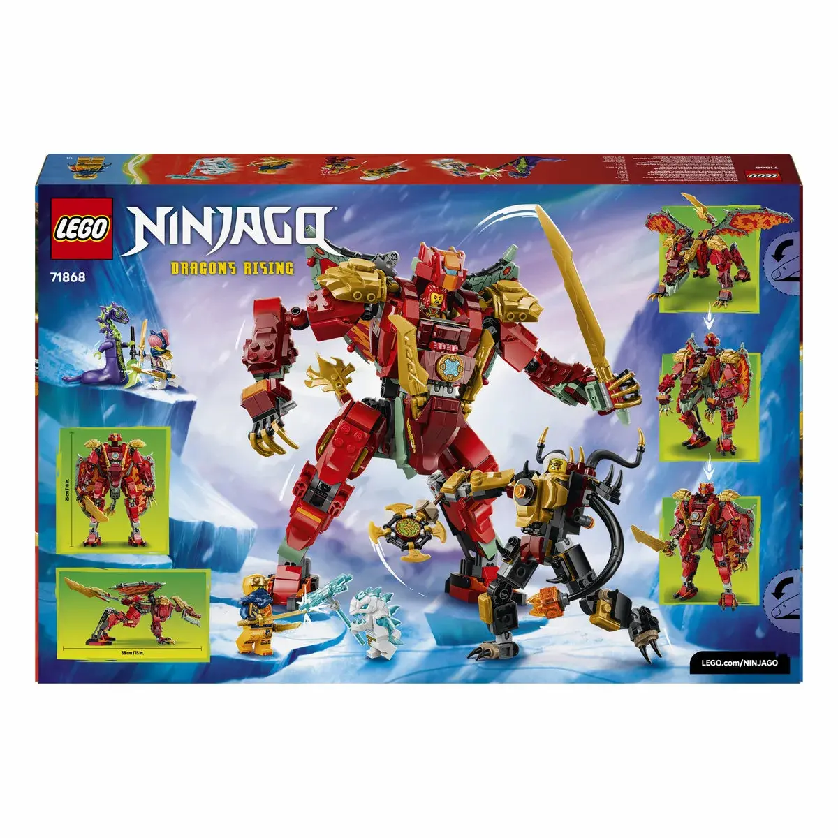 LEGO Ninjago Дракон-трансформер Вайлдфаєр 71868 — фото 8