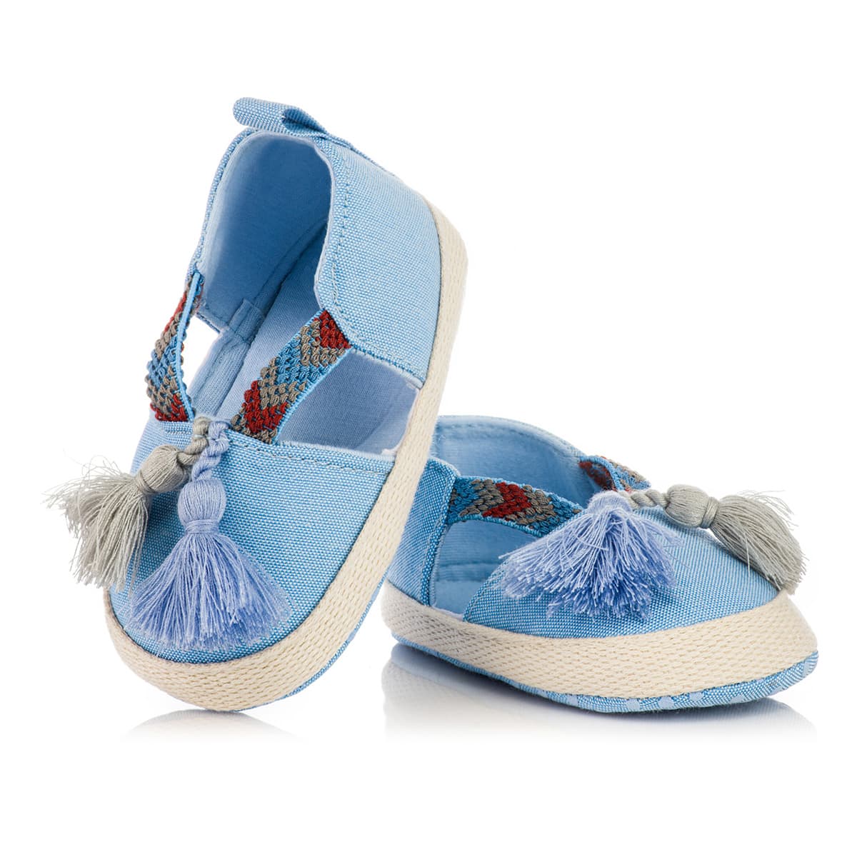 Пінетки Attractive Folklore blue