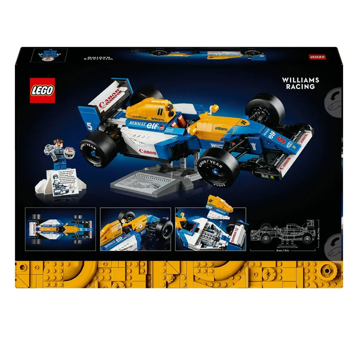 LEGO ICONS Williams Racing FW14B і Найджел Менселл 10353 — фото 6