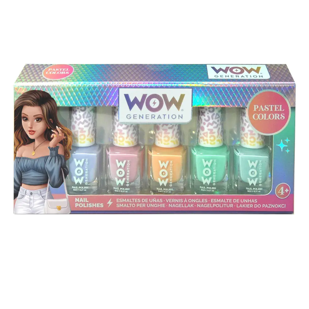 Набір лаків для нігтів Wow Generation 5 шт (WOW00018)