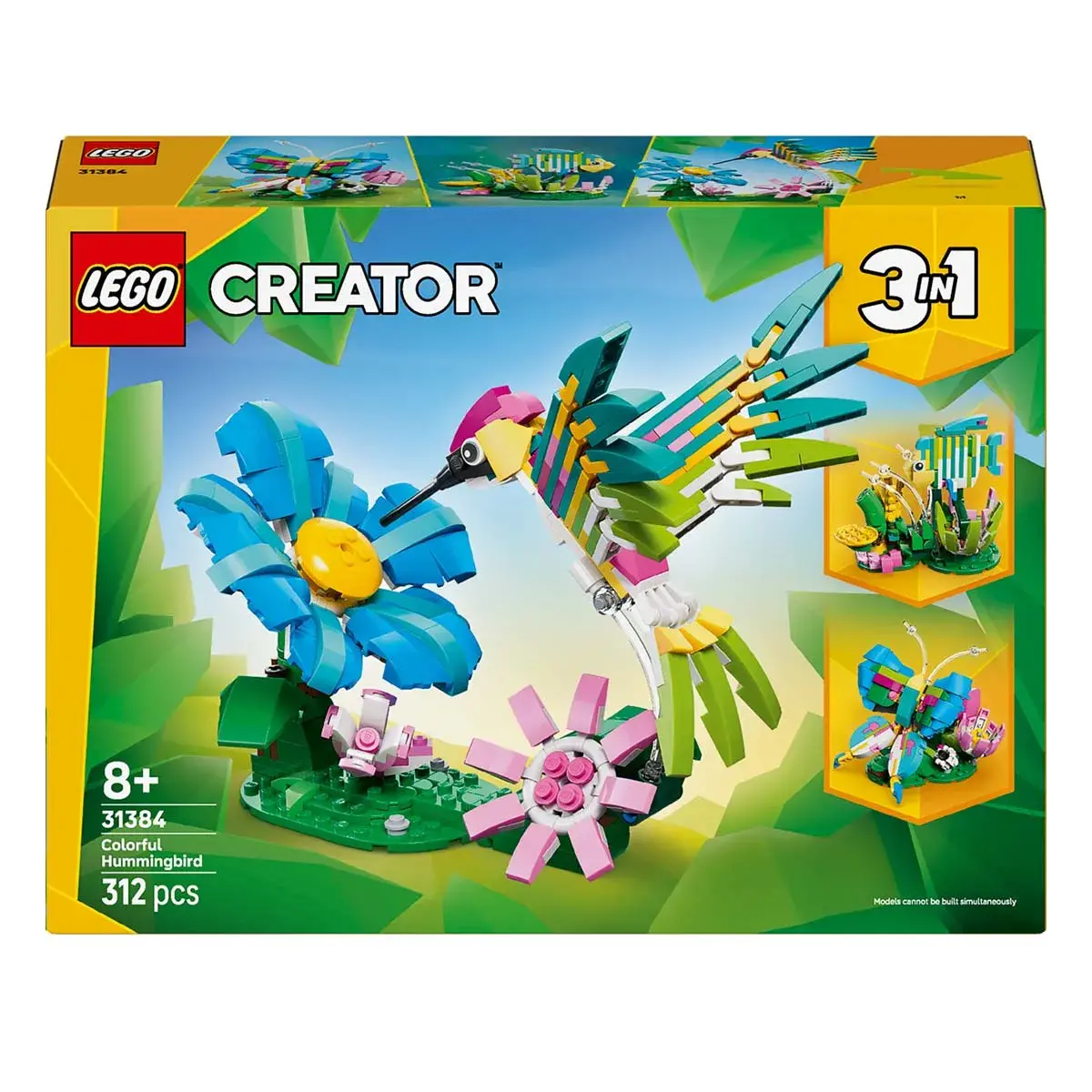LEGO Creator Дикі тварини: барвистий колібрі 31384
