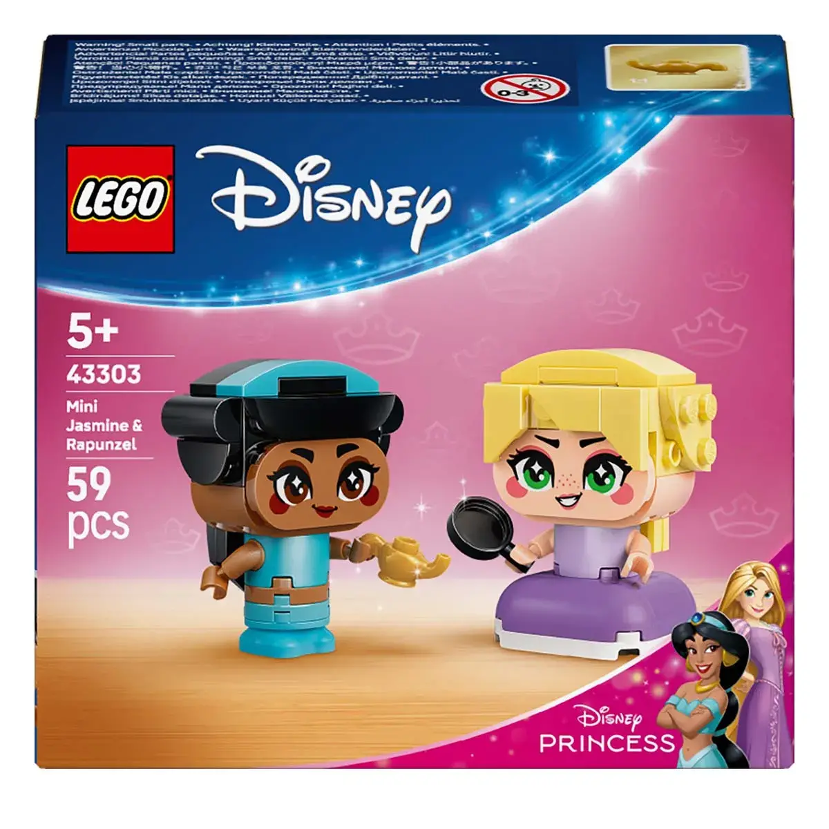 LEGO Disney Princess Мініпринцеси Жасмін і Рапунцель 43303