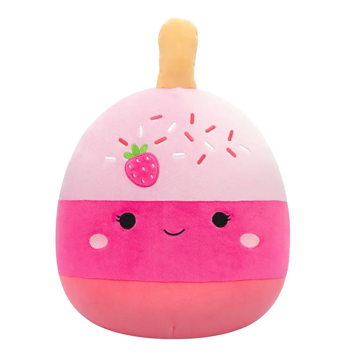 М'яка іграшка Squishmallows Полуничний кейк-поп Пама 30 см, SQCR06573