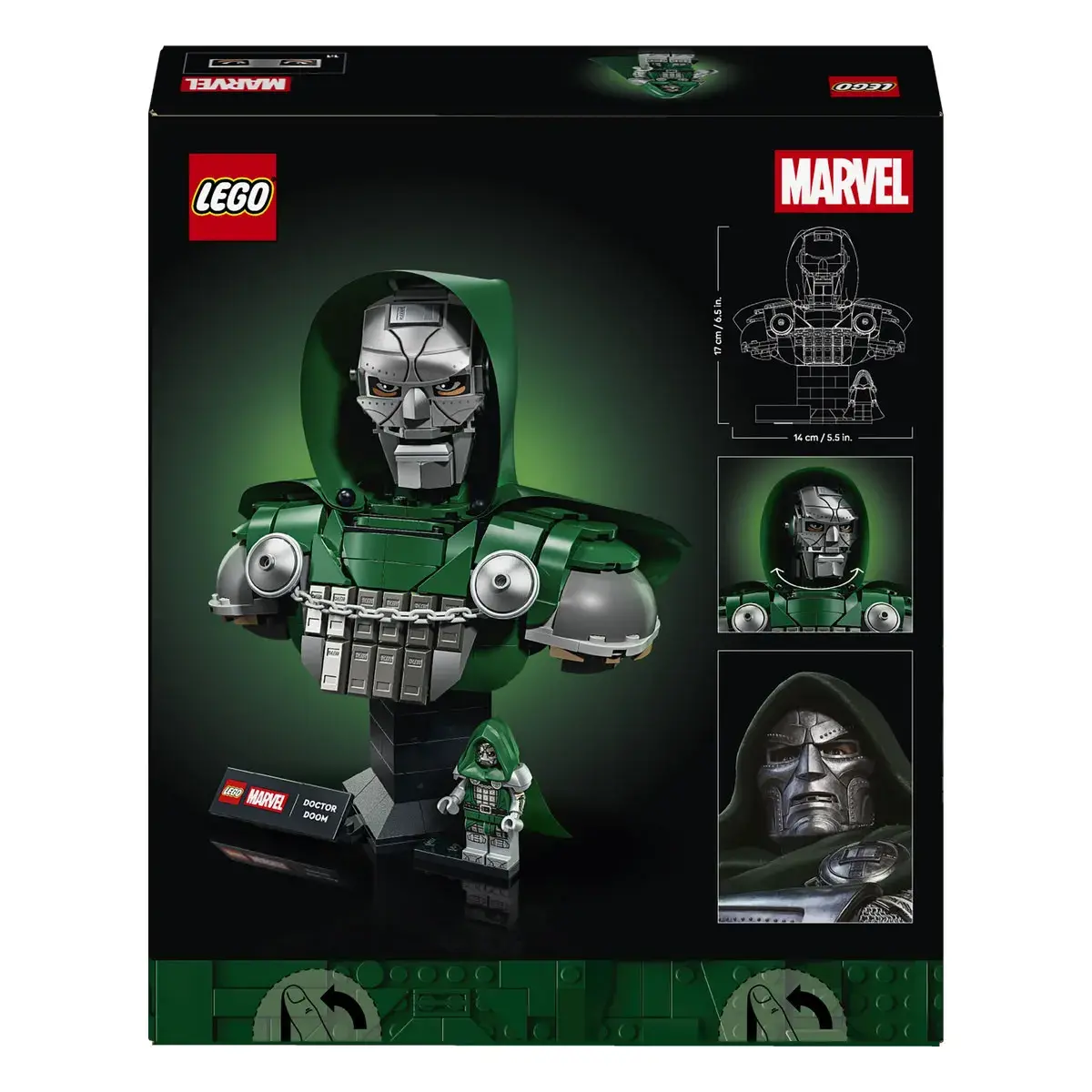 LEGO Super Heroes Бюст Доктора Дума 76345 — фото 8