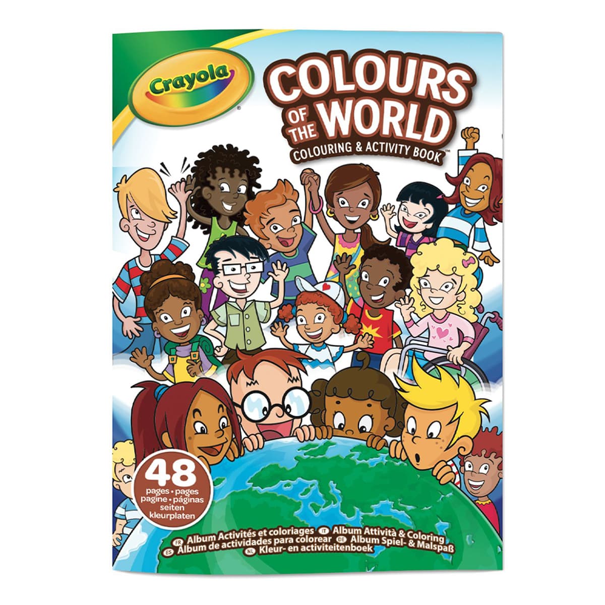 Книга-розмальовка Crayola Colours of the World 48 с, 25-0717