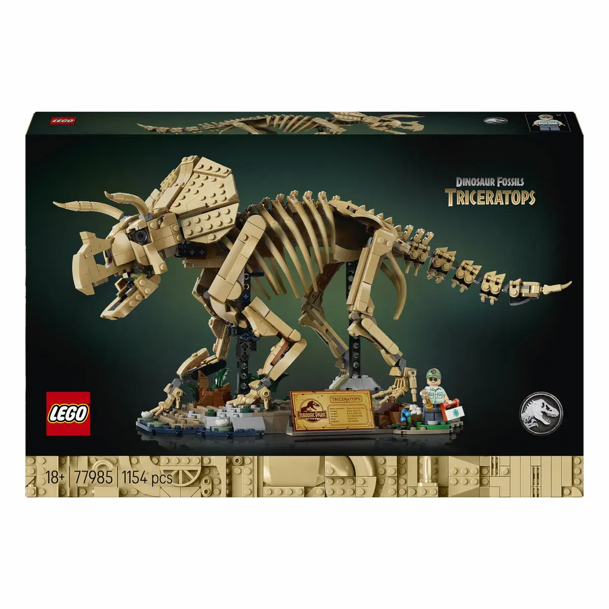 LEGO Jurassic World Скамʼянілості динозаврів: трицератопс 77985
