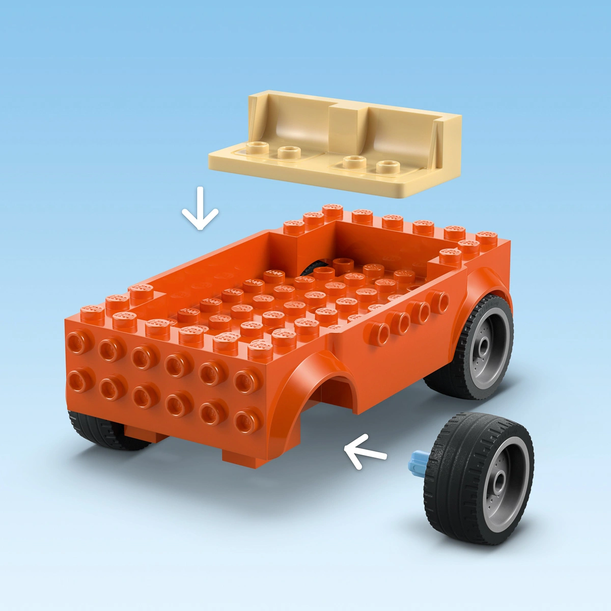 LEGO Bluey Пляж і сімейна поїздка на автомобілі Блуї 11202 — фото 14