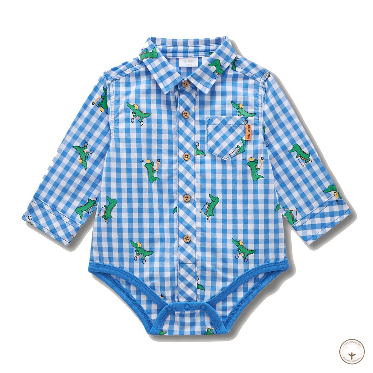 Боді Blukids Bio Cotton Dino