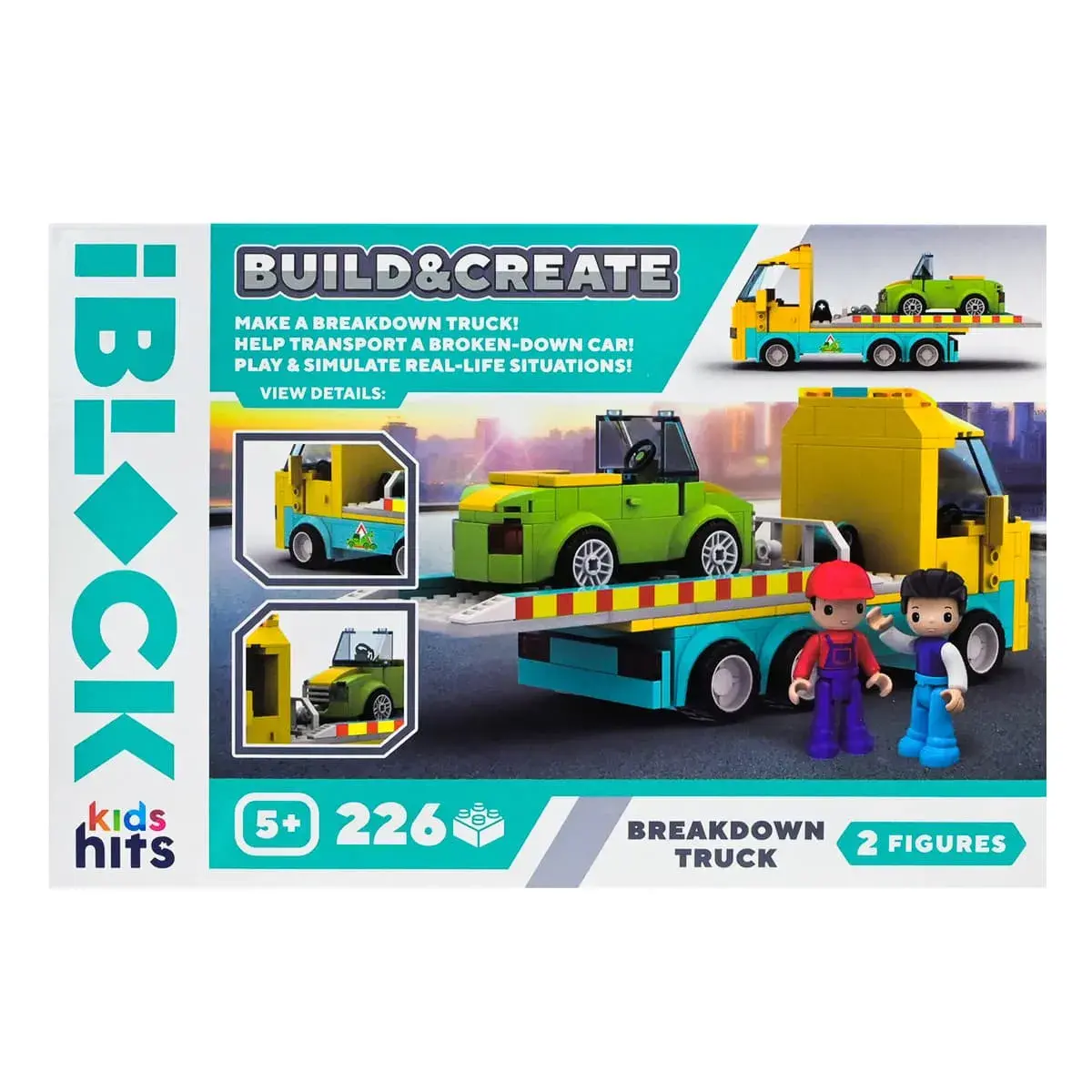 Конструктор Kids Hits IBlock Junior Евакуатор 226 ел, KH17/005/4 — фото 2