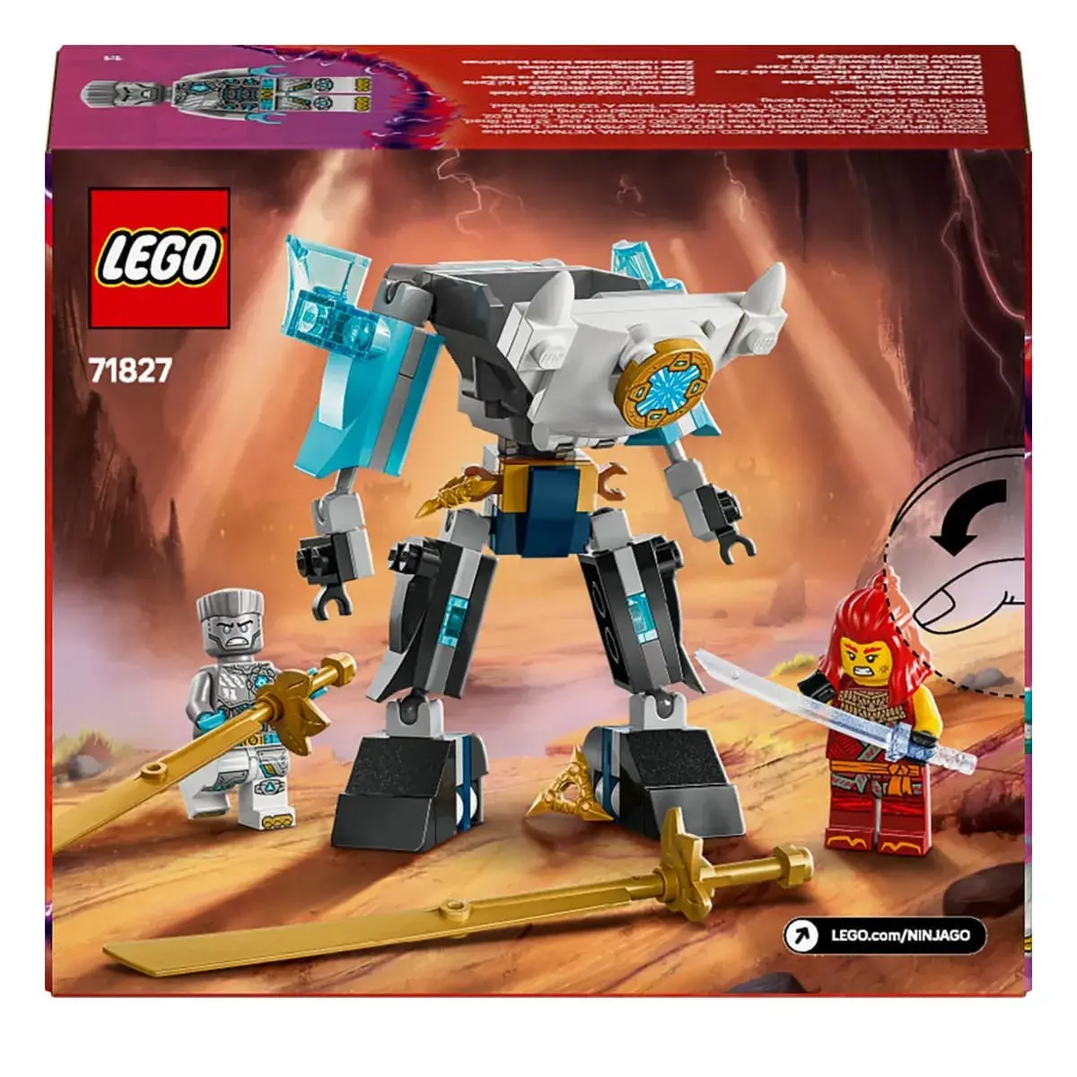 LEGO Ninjago Бойовий костюм-робот Зейна 71827 — фото 9