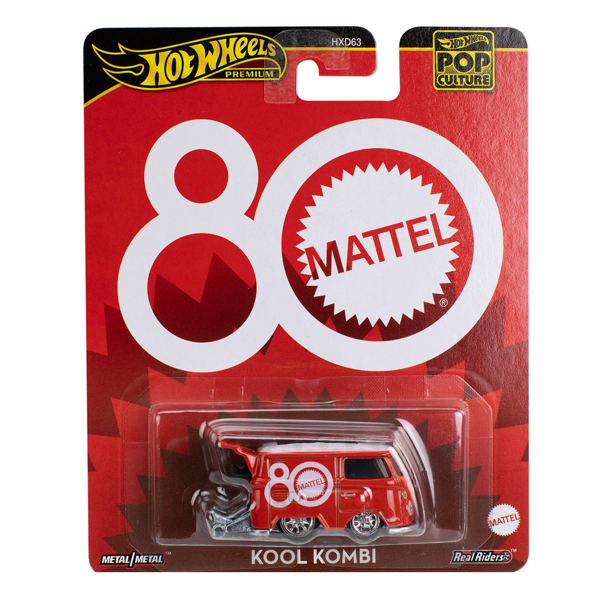 Колекційна модель Hot Wheels Поп культура Volkswagen Kool Kombi Mattel 80th — фото 2