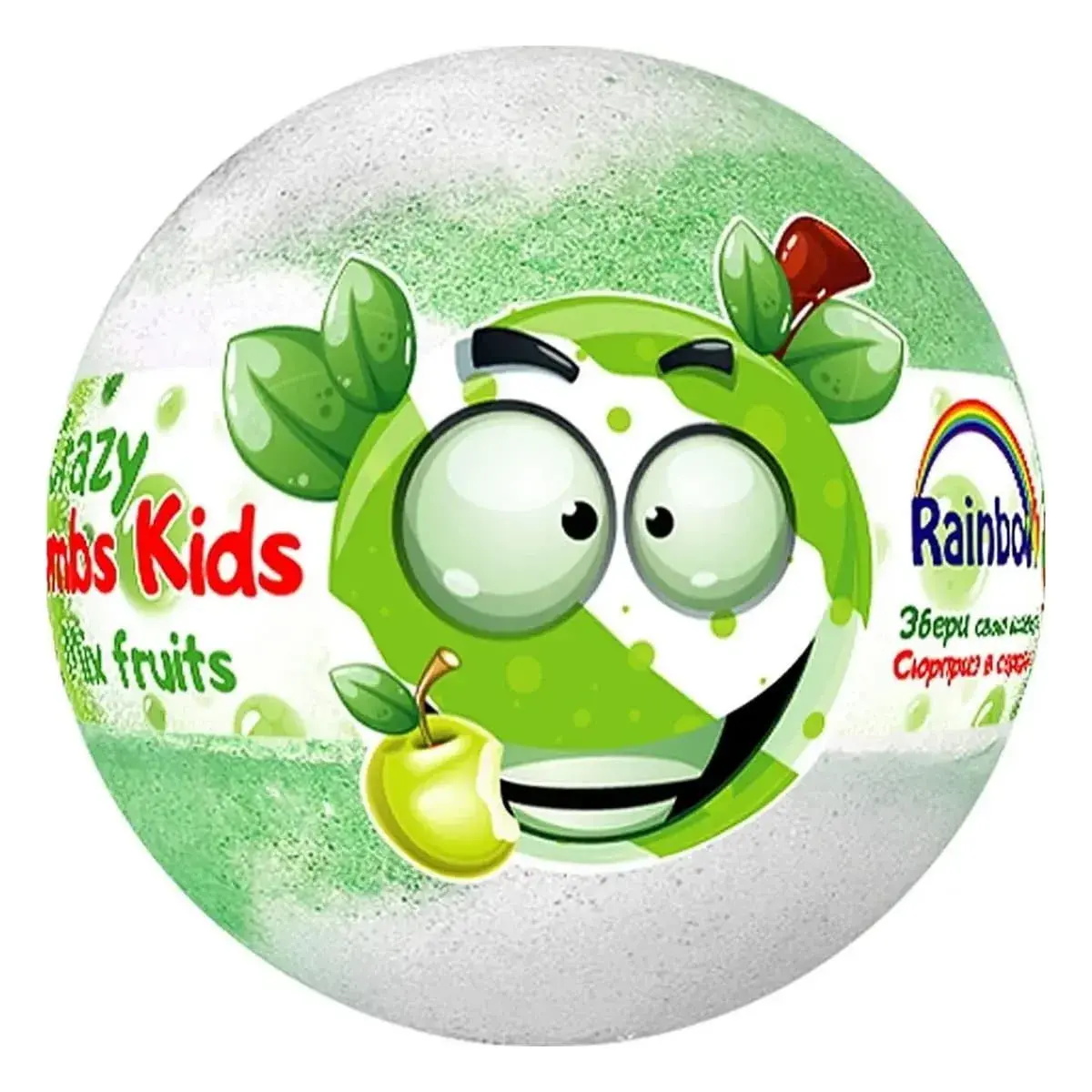 Бомбочка для ванни Аква Шайн Crazy Bombs Kids Фруктовий мікс 100 г 400258