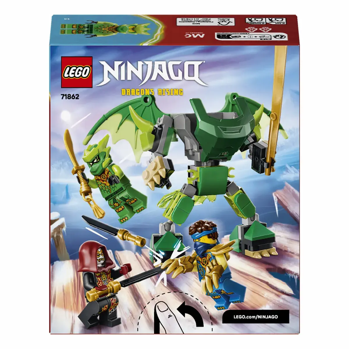 LEGO Ninjago Бойовий набір робота Дракона Ллойда 71862 — фото 8