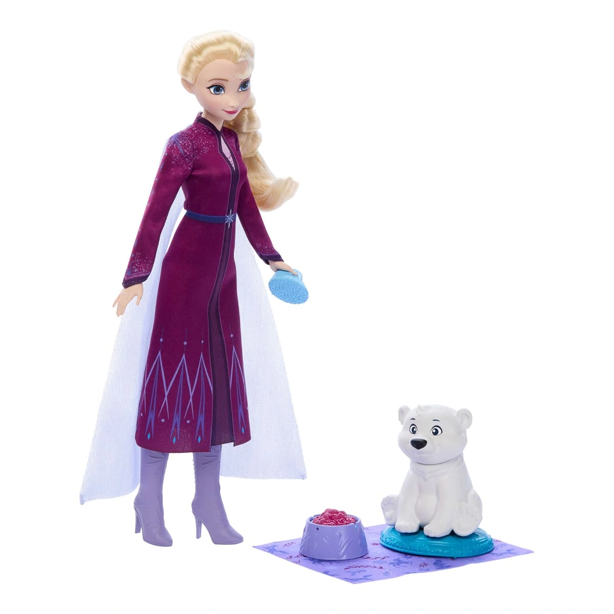 Набір Disney Frozen лялька Ельза з маленьким ведмежам Крижане серце — фото 3