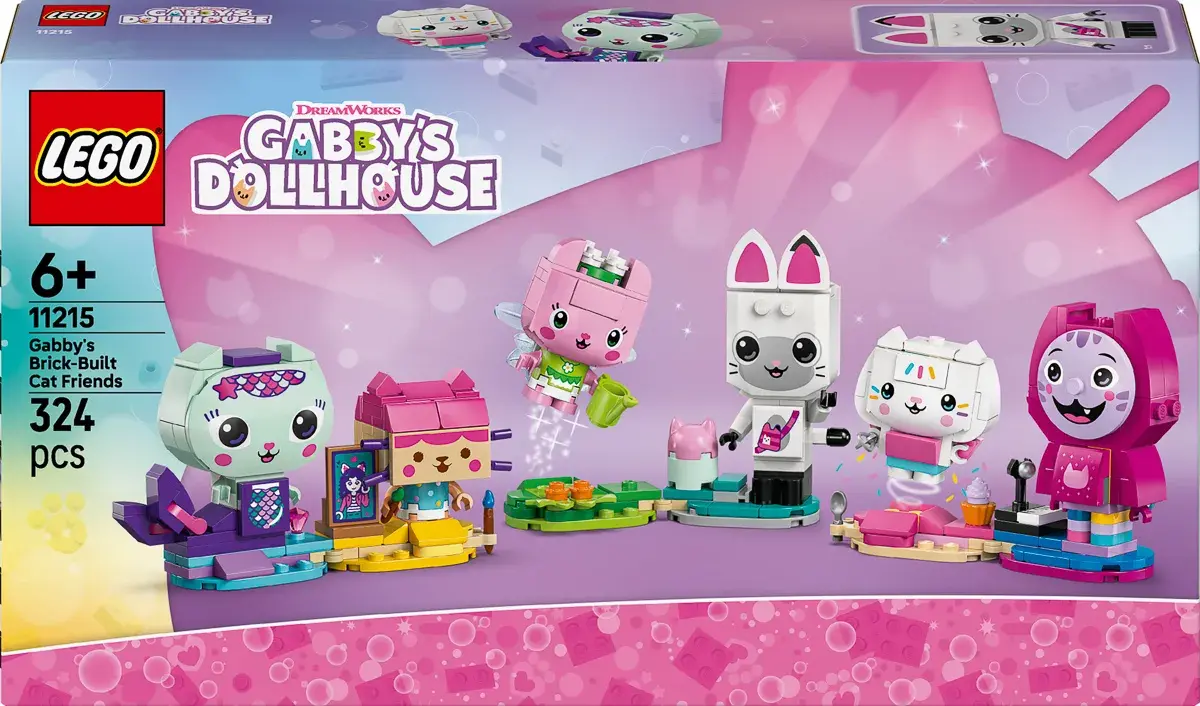 LEGO Gabby's Dollhouse Друзі-коти Ґаббі з кубиків 11215