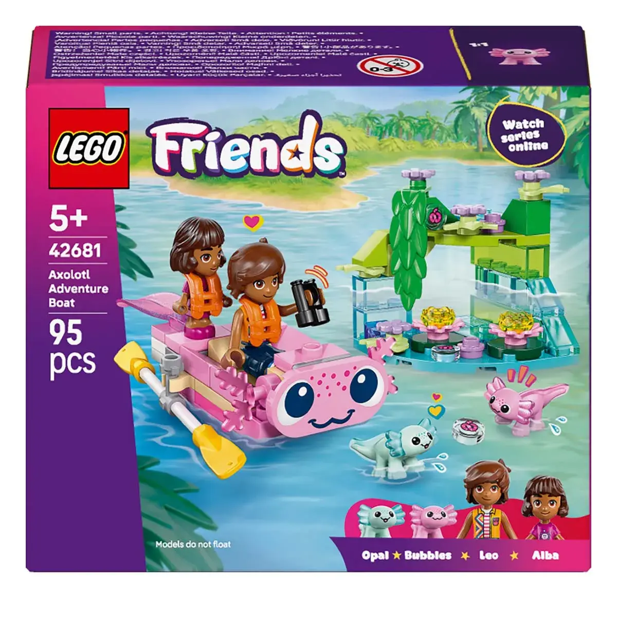 LEGO Friends Пригодницький човен «Аксолотль» 42681