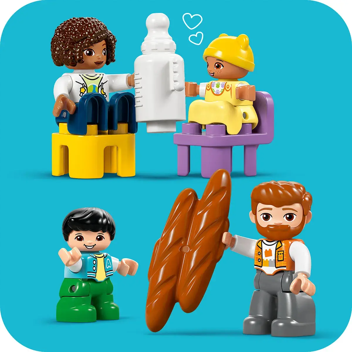 LEGO DUPLO Town 3-в-1 Сучасний родинний будинок із фігурками 10470 — фото 13