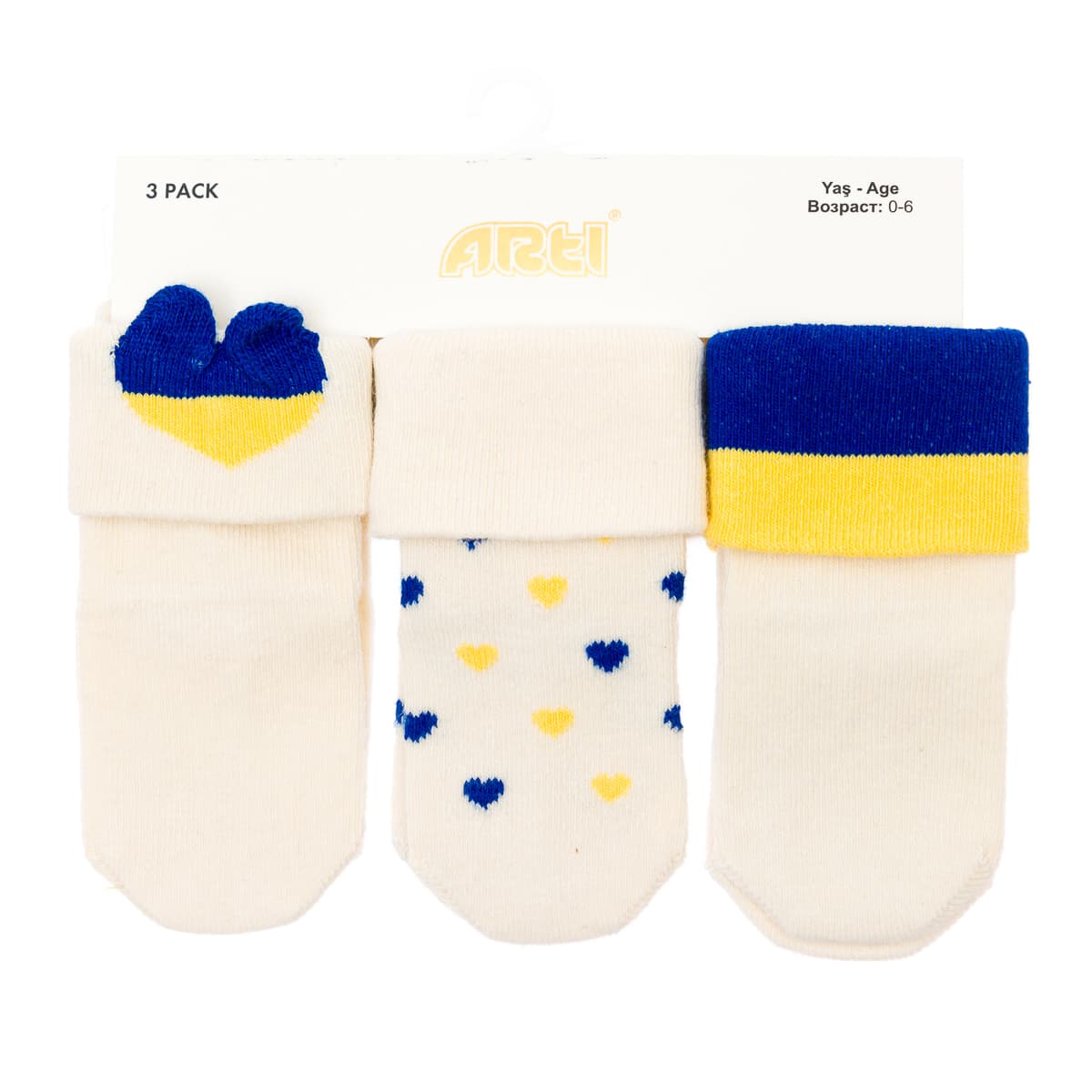 Набір шкарпеток Arti Independent Ukraine beige