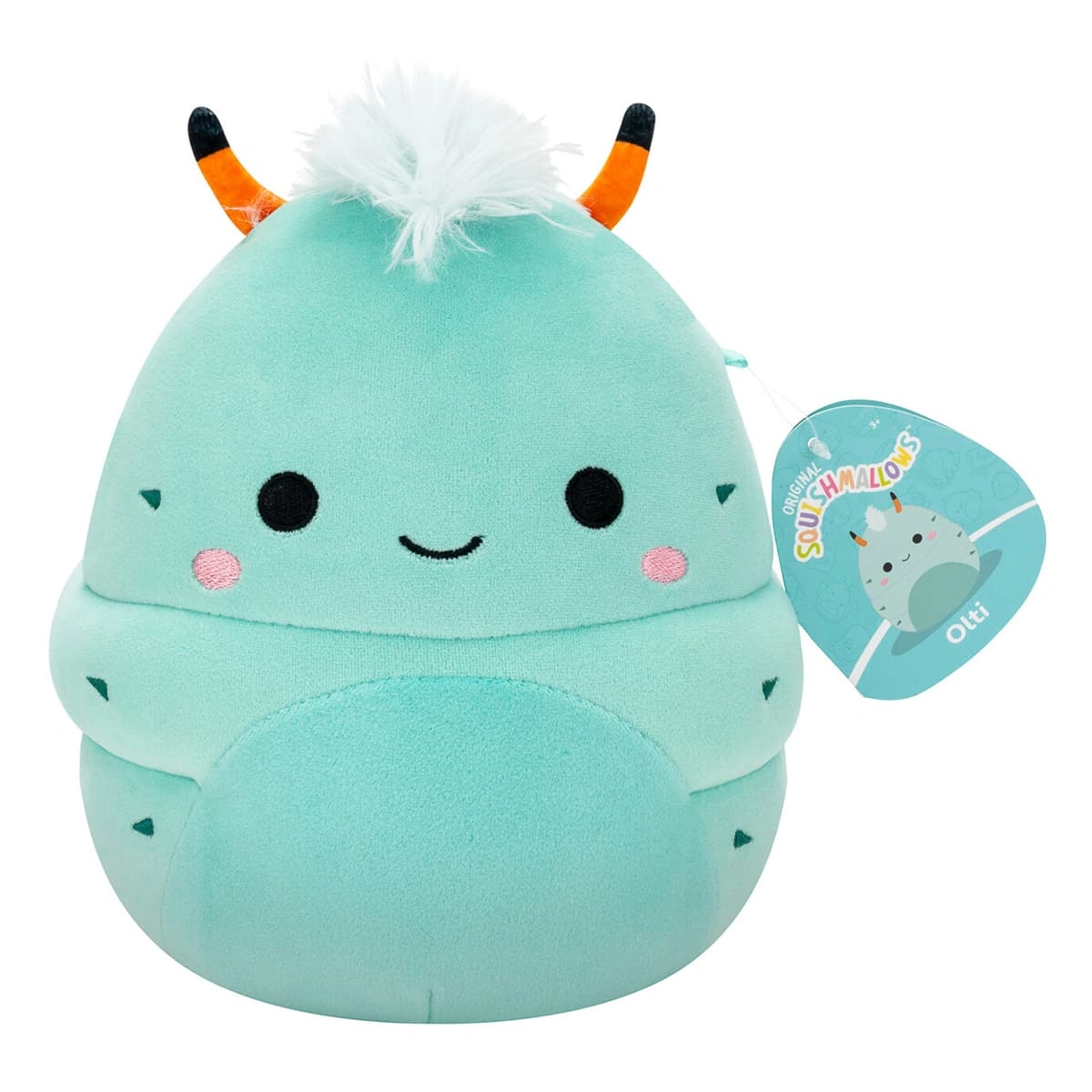 М'яка іграшка Squishmallows Рогата гусениця Ольті 19 см, SQCR07941 — фото 5