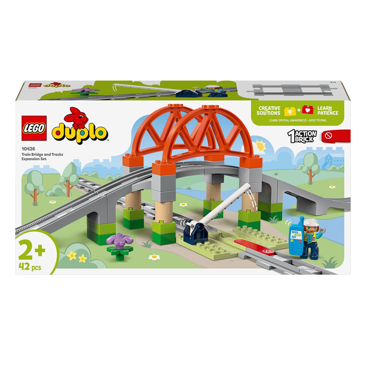 LEGO DUPLO Додатковий набір. Залізничний міст і колії 10426