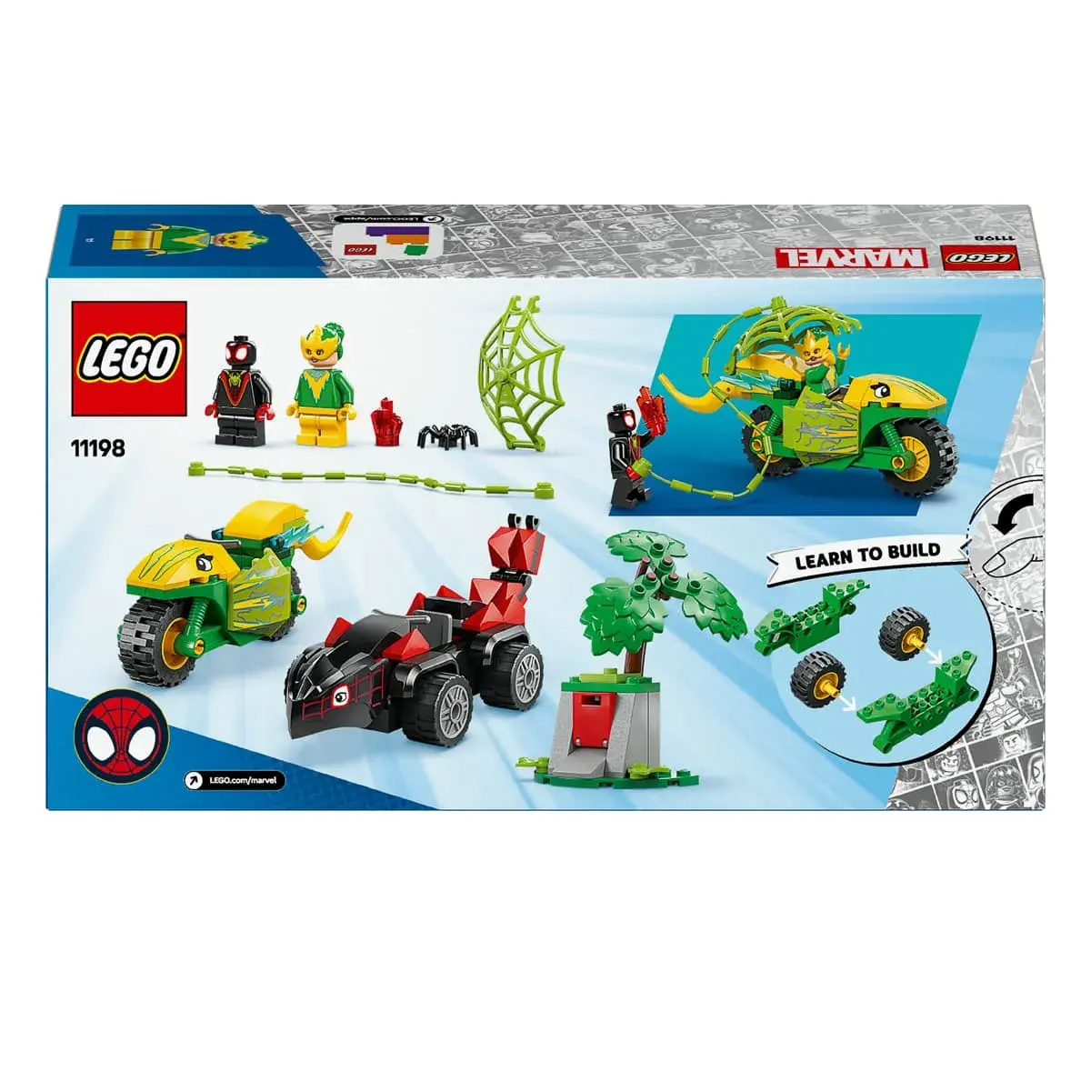 LEGO Marvel Перегони на електромобілях з динозаврами 11198 — фото 8