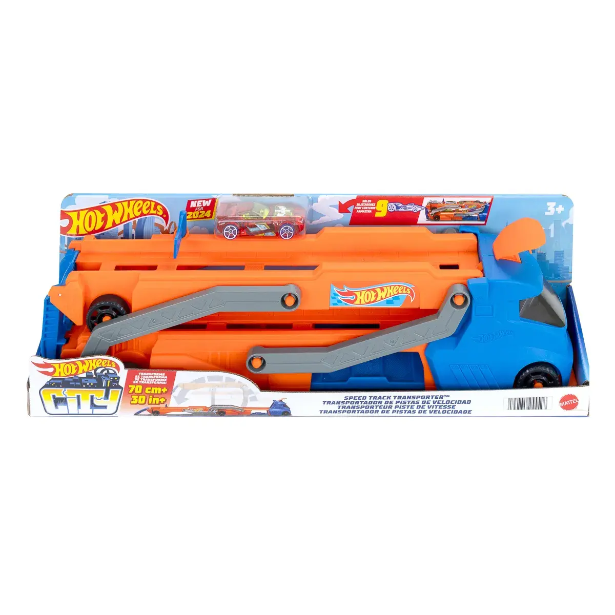 Вантажівка Hot Wheels Блискавичний автотранспортер, HYT83