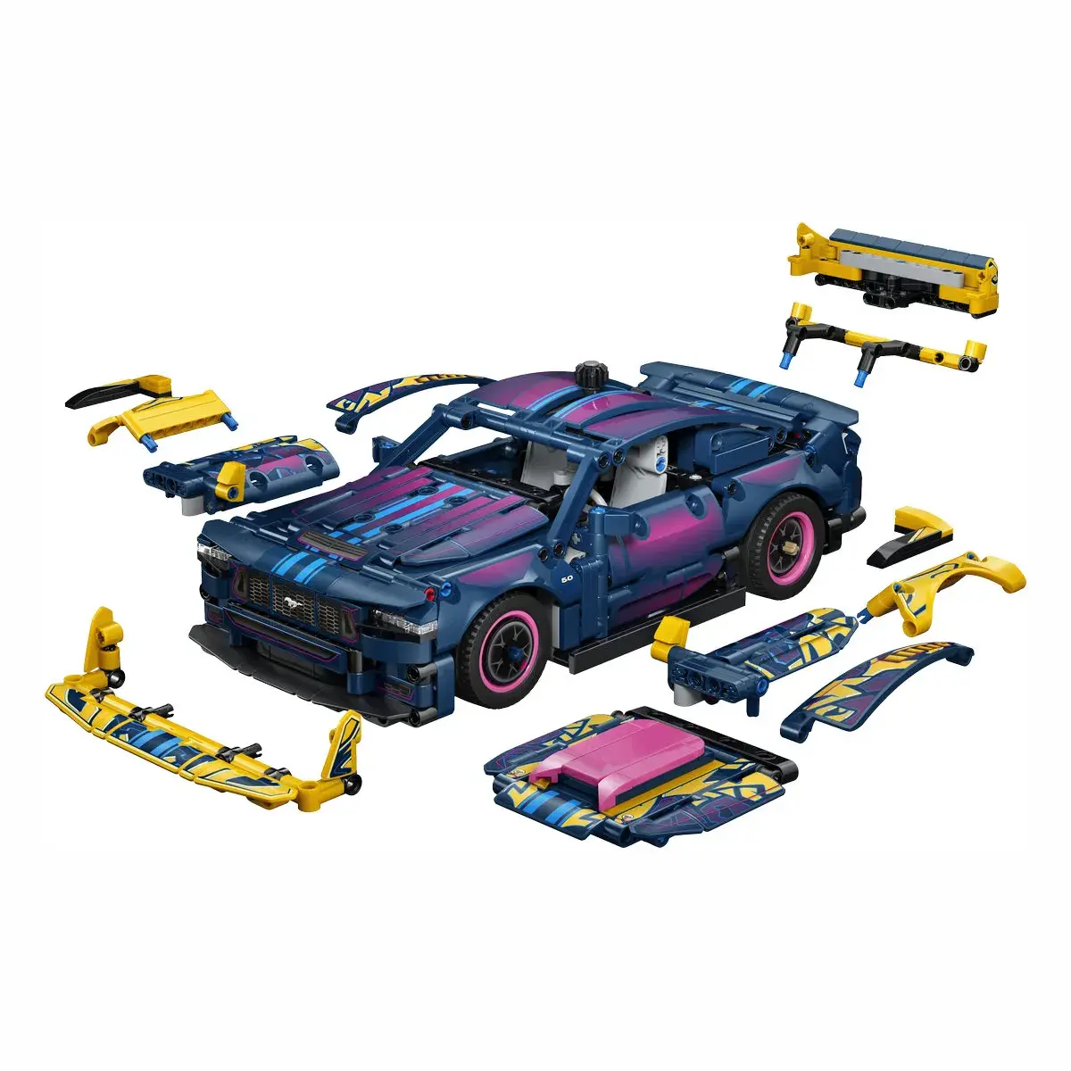 LEGO Technic Тюнінг-гараж з автомобілем Ford Mustang GT 42236 — фото 8