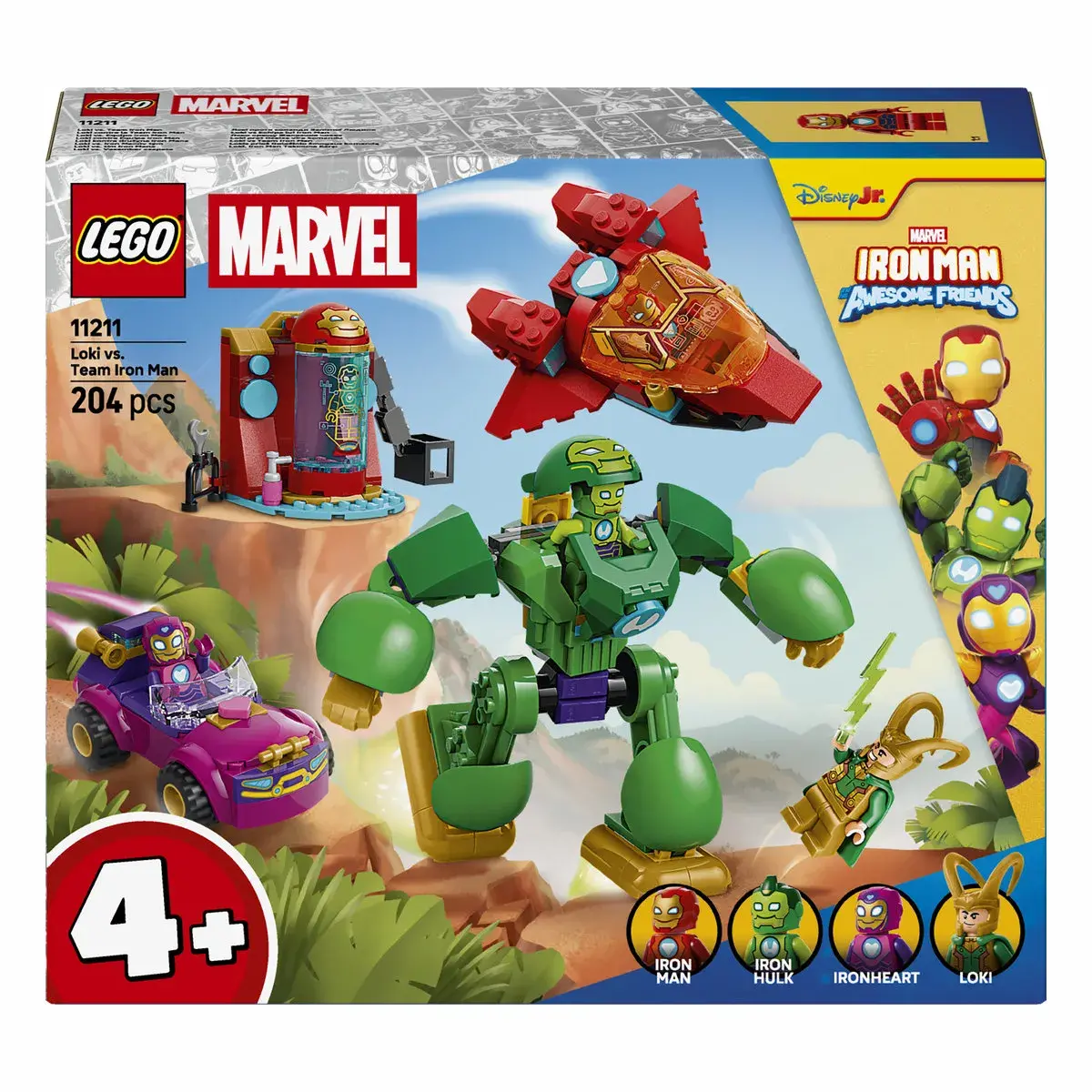 LEGO Disney Junior Marvel Локі проти команди Залізної Людини 11211