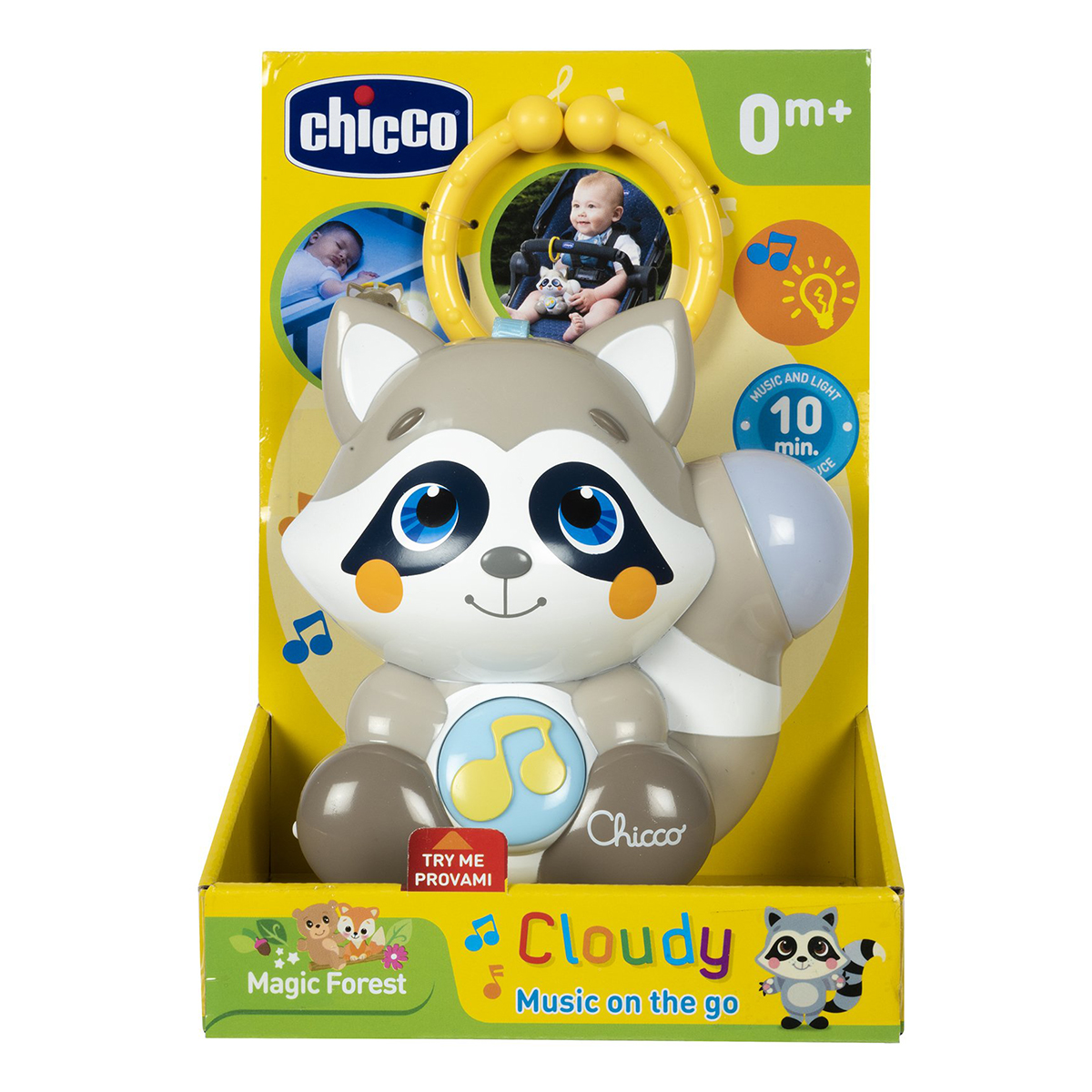 Музична іграшка Chicco Єнот Клауді, 10065.00 — фото 2